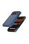 Bloomcase Vectra Chambray Blue iPhone 18 Pro Max Magsafe Genuine Leather Case - 8