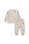 Patterned Seasonal Pajama Set 1-7 Years Mint Green - 2