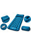 alltec Inflatable Sleeping Pad with quick inflation, extra-thick comfort, durable puncture resistance, lightweight foldable design for camping, hiking, travel and picnics blue - 2