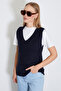 V-neck knit sweater - 7