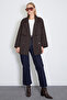Cape and Belted Wide Sleeve Oversize Trench Coat - 2