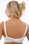 Wireless, Sponge-Free, Non-Cupped, Lace, Combed Cotton Gathered Bra 240 - 3
