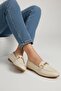 100% Genuine Leather Comfortable Daily Women's Ballerinas - 5