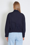 Casual Polo Collar Jacket with Hidden Zipper and Snap Buttons - 8