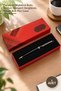 1 Piece Pen Case – Designed Cardboard Box Red, Display with Sponge, Pencil Box Pen Case