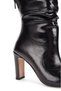 Women's Platform Heeled Boots – Stylish Boots with Zipper and High Thick Heel - 5