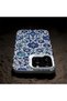 Realme 12 Lite Compatible Silicone Edge Hard Back Case Phone Case with Iznik Tile Pattern - 6