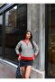 Polo Collar Striped Half-Zip Knit Sweater - 5