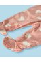 Baby Girls Pink Heart Print Fleece Sleepsuit - 3