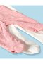 Baby Girls Pink And Ivory Embroidered Sleepsuit 2 Piece Set - 3