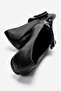 Genuine Leather Pointed Bow Ballerinas - 4