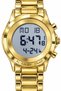 AL-SALAH Digital Islamic Wristwatch for Men – Gold-Tone Metal Bracelet, Round LCD Display, Day & Date Display, Side Control Buttons & Butterfly Clasp - 7
