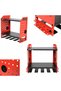 Raft metalic cu 4 compartimente pentru scule electrice, rezistent - 7