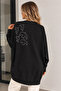 Embroidered Mercerized Tunic N3315 Black - 4
