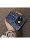 Infinix Smart 8 Compatible Silicone Edge Hard Back Case with Iznik Tile Pattern Phone Case - 4