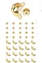 100 Pcs Colorful Linking Compression Beads Bead and Sealing - 2
