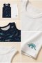 Boys' Dinosaur Patterned 2-Pack Undershirts - 2
