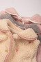 Girl's Plush Vest - Heart Embroidered Baby Collar Buttoned Lined Wellsoft Vest 1-6 Years Old - 4