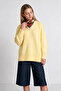 Soft Textured Oversize Knitwear Sweater Lpf0063 Yellow - 3