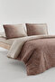 Iraida 100% Cotton Double Duvet Cover Set - Beige - 2