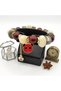 Women's Pearl Patterned Bracelet with Gold Color Accessories, Panda and Evil Eye Figures - 3