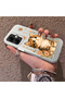 Infinix Smart 10 Compatible Silicone Edge Hard Back Case Cat Patterned Lover Couple Phone Case - 2
