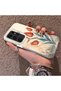 Samsung Galaxy S23 Ultra Compatible Silicone Edge Hard Back Case Tulip Patterned Couple Phone Case - 2