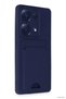 Spt-Gld Newface Redmi Note 13 Pro 4g Case Kelvin Silicone with Business Card Holder (194225) - Navy Blue - 2