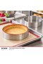 Perforated Tart Circle Round 86 H2.B cm Stainless Steel Tart Mold - 5 Pieces