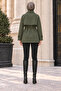 Double-Breasted Trench Coat-Khaki - 3