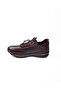 9733 Brown Leather Casual Women's Shoes - 3