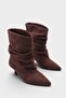 Evelyn Pointed Toe Suede Look Women's Boots - 2