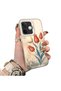 Oppo A5 Pro 5g Compatible Silicone Edge Hard Back Case Tulip Pattern Loving Couple Phone Case