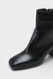 Anjela Blunt Toe Side Zipper Women's Boots - 3