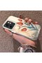 Infinix Smart 9 Compatible Silicone Edge Hard Back Case Tulip Pattern Loving Couple Phone Case - 2