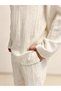 Men's Hajj Umrah Set, Crinkle Fabric, Comfortable Fit, Shirt and Pants, Two-Piece Set, Three Buttons - 2