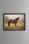 Brown Horse - Vintage Patterned Painting - Fine Model
