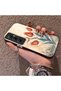 For Realme C65 4g Compatible Silicone Edge Hard Back Case Tulip Pattern Lover Couple Phone Case - 2