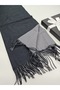 Double-Sided Premium Cashmere Shoulder Shawl & Scarf 70 X 200 cm Double Color Fringed - 3