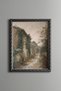 Vineyred Street - Vintage Patterned Painting - Fine Model