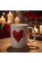 10 Pieces I Love You Design Mug – Porcelain Double-Sided Printed Heart Patterned Gift Mug - 2