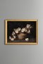 White Flowers in a Clay Vase - Vintage Patterned Painting - Fine Model