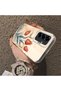 Samsung Galaxy A36 Compatible Silicone Edge Hard Back Case Tulip Pattern Loving Couple Phone Case - 4
