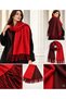 Double-Sided Premium Cashmere Shoulder Shawl & Scarf 70 X 200 cm Double Color Fringed
