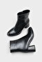 Isabella Round Toe Side Zipper Mid Heel Women's Boots - 4