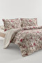 Nelin 100% Cotton Double XL Duvet Cover Set - Beige - 2