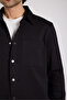 Regular Fit Snap Fastener Interlock Shirt Jacket - 6