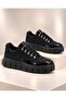 Zrk-600 Premium Black Suede High Sole Daily Sneaker - 6