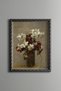 White Daffodils and Wildflowers - Vintage Patterned Painting - Fine Model