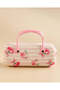 Girls Pink Round Sunglasses With Floral Case - 2
